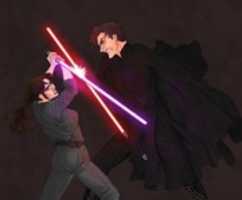 Free download Darth Caedus vs Jaina Solo [ Fanart ] free photo or picture to be edited with GIMP online image editor